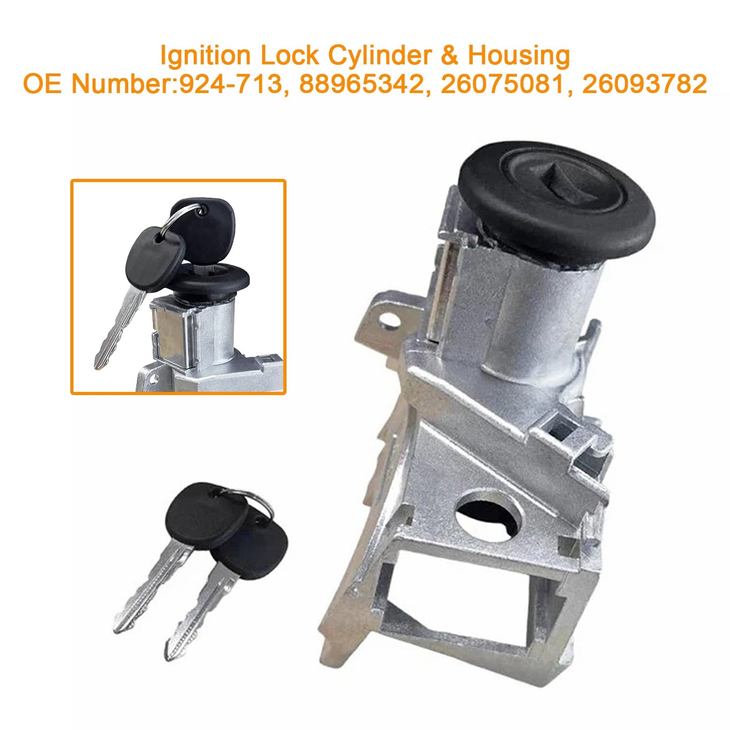 2000-2006 Chevy GMC Cadillac Hummer Ignition Lock Cylinder & Housing 924-713 ?88965342