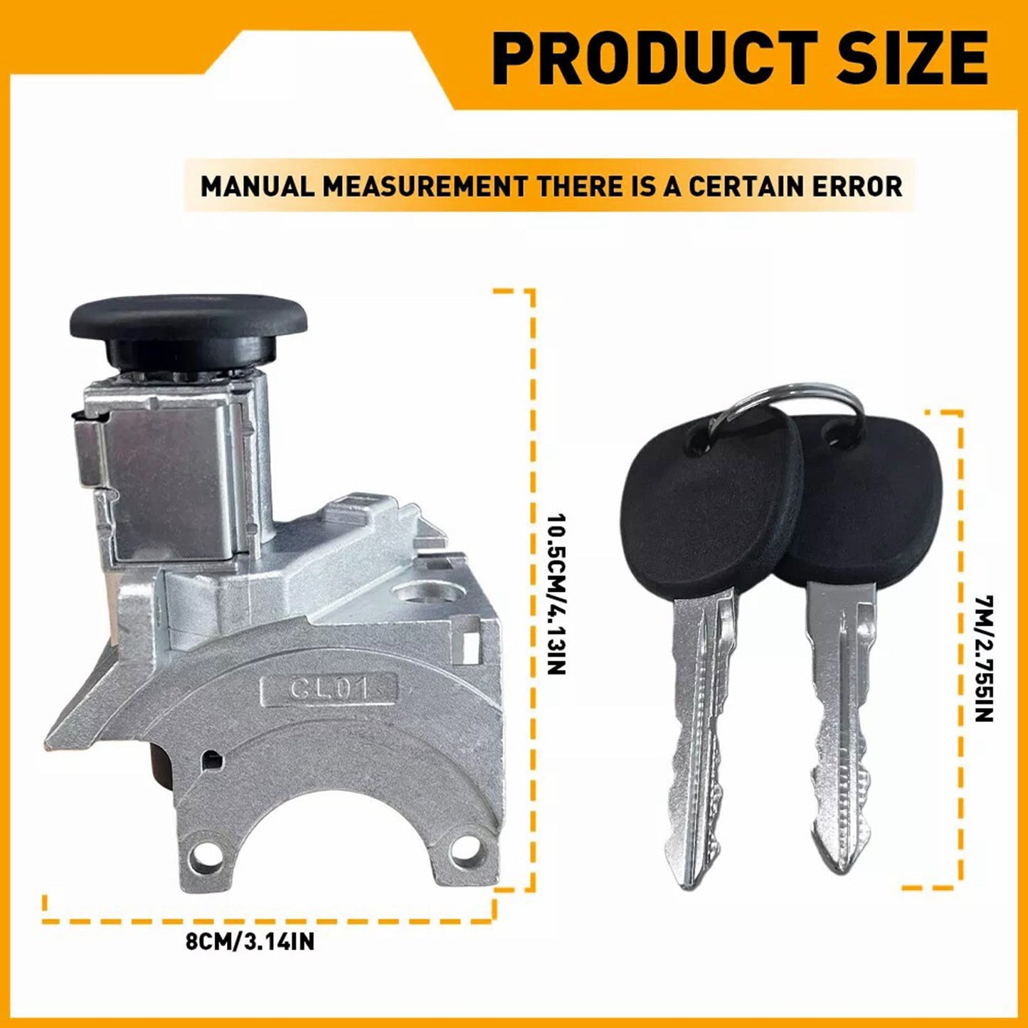 2000-2006 Chevy GMC Cadillac Hummer Ignition Lock Cylinder & Housing 924-713 ?88965342