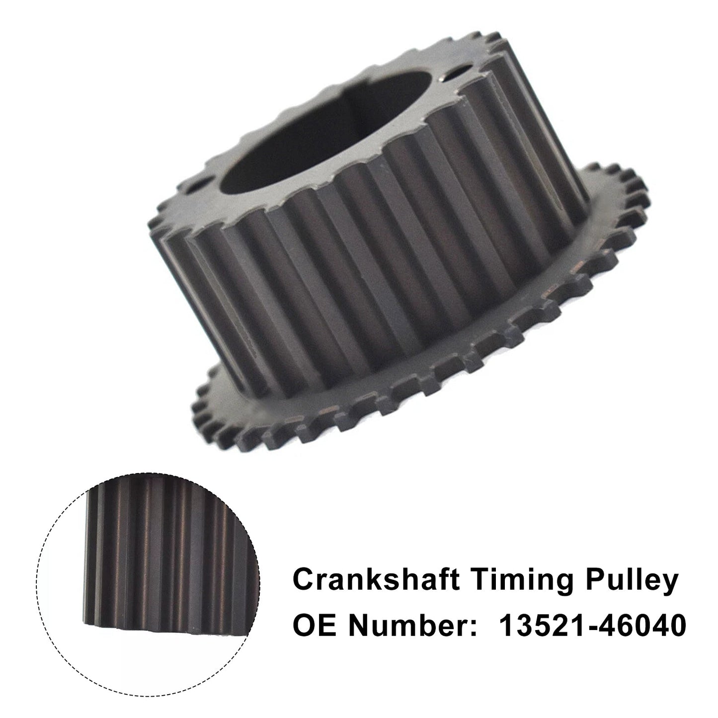 Crankshaft Timing Pulley Gear 13521-46040 For Toyota Lexus Supra GS300 IS300 3.0L