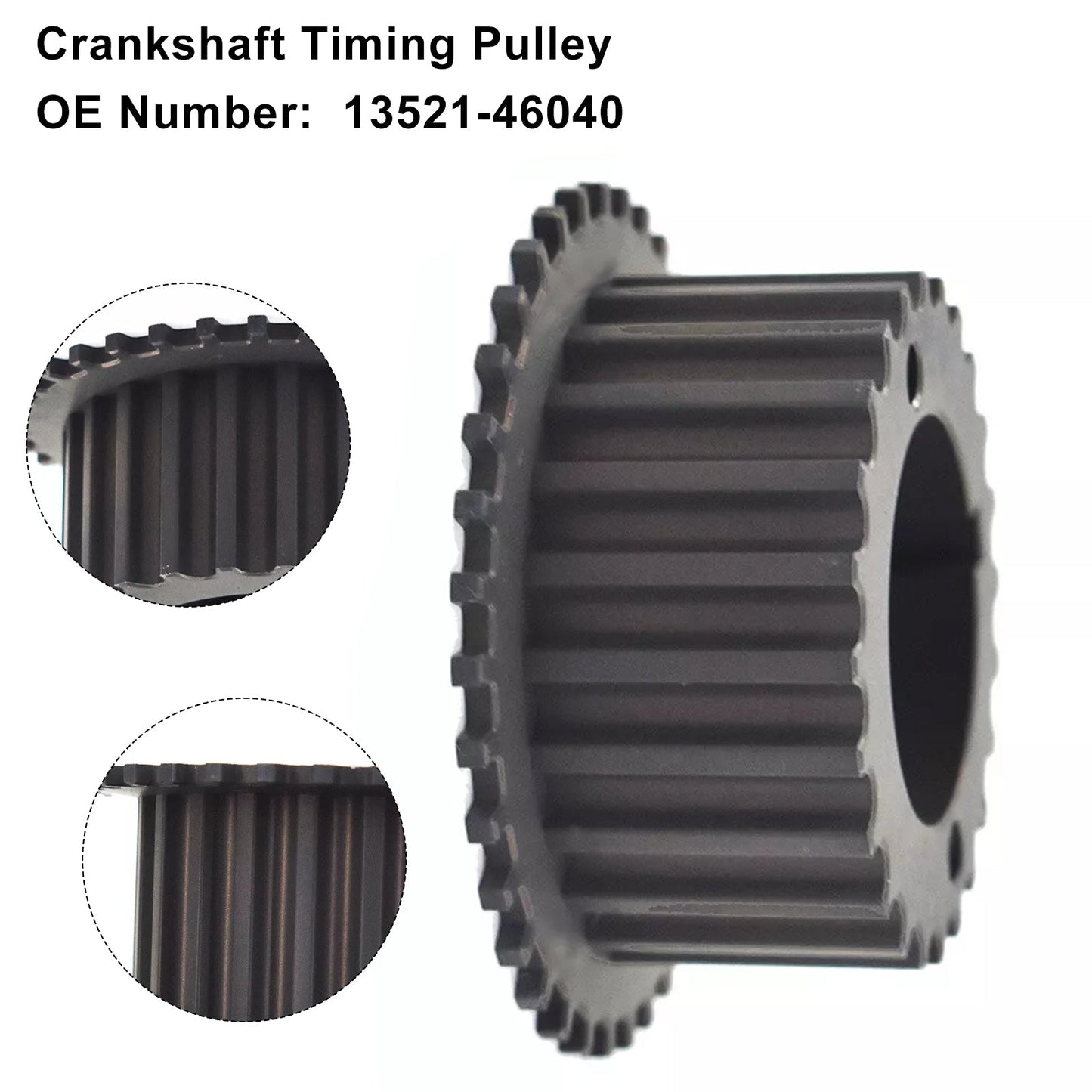 Crankshaft Timing Pulley Gear 13521-46040 For Toyota Lexus Supra GS300 IS300 3.0L