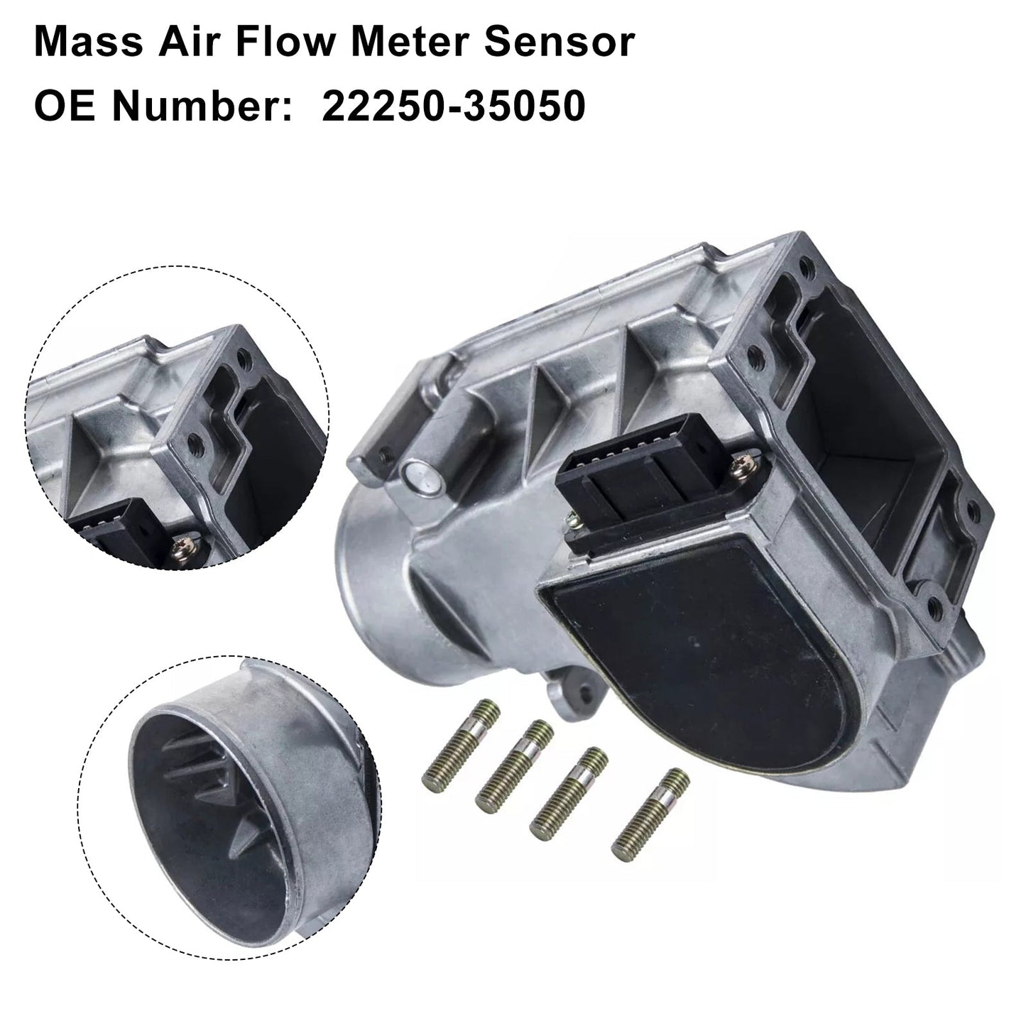 1989-1995 Toyota pickup & 4runner 22RE 2.4L Mass Air Flow Meter Sensor 22250-35050