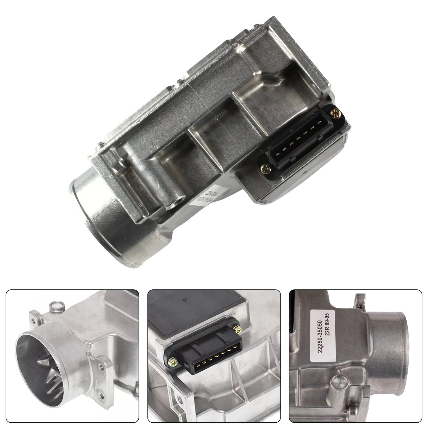 1989-1995 Toyota pickup & 4runner 22RE 2.4L Mass Air Flow Meter Sensor 22250-35050