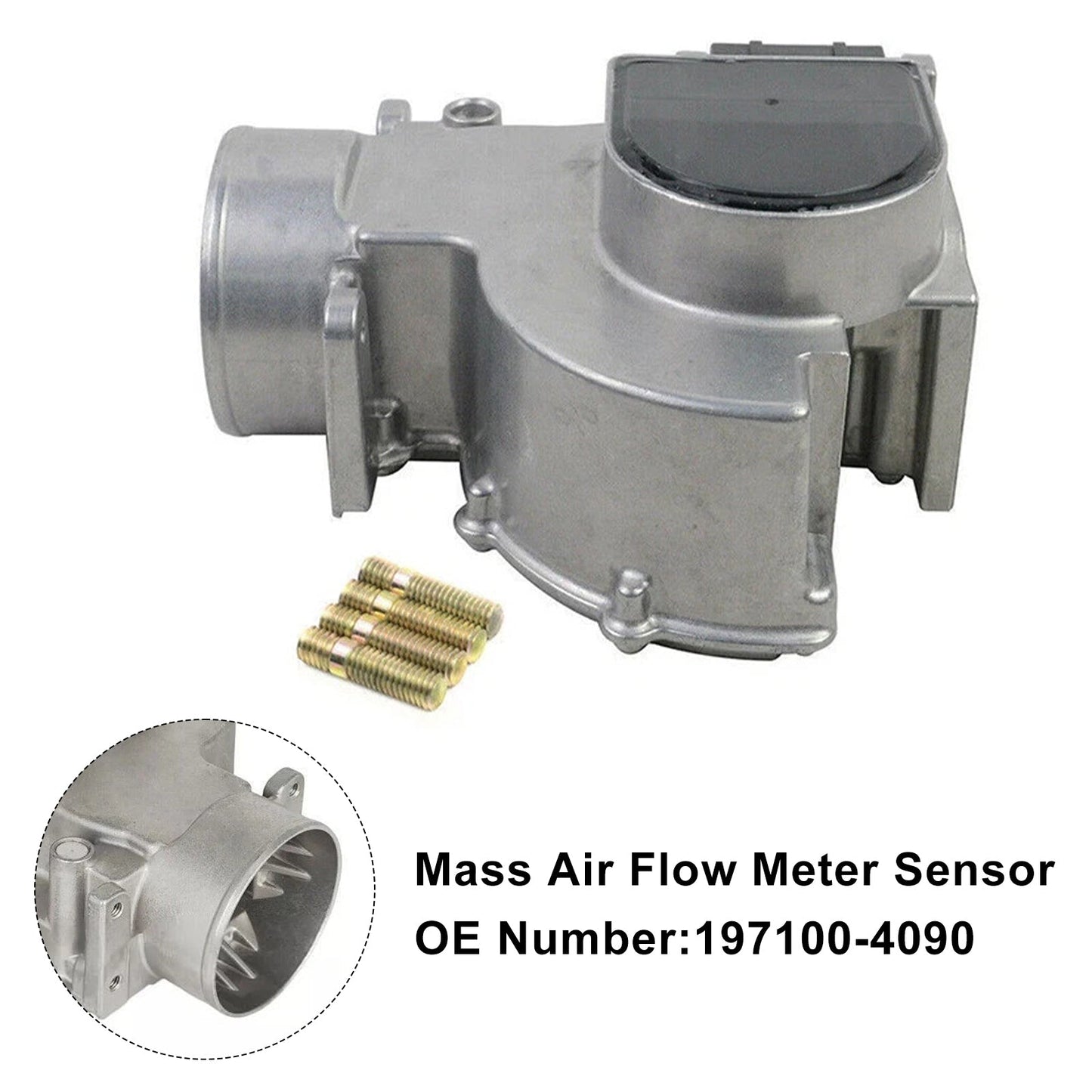 1990-1994 Mazda 323 Miata Protege 197100-4090 Mass Air Flow Sensor Meter
