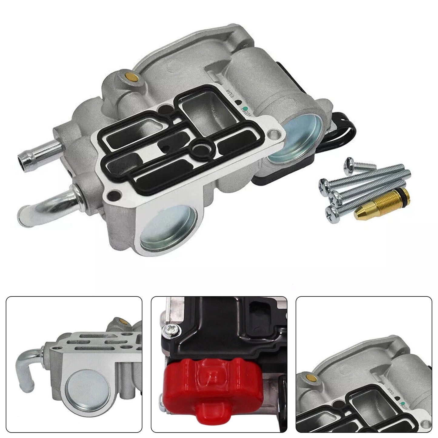 1996-1997 Mitsubishi Eclipse Spyder GS Convertible 2-Door 2.4L 2351CC l4 GAS SOHC Naturally Aspirated MD614698 Idle Air Control Valve