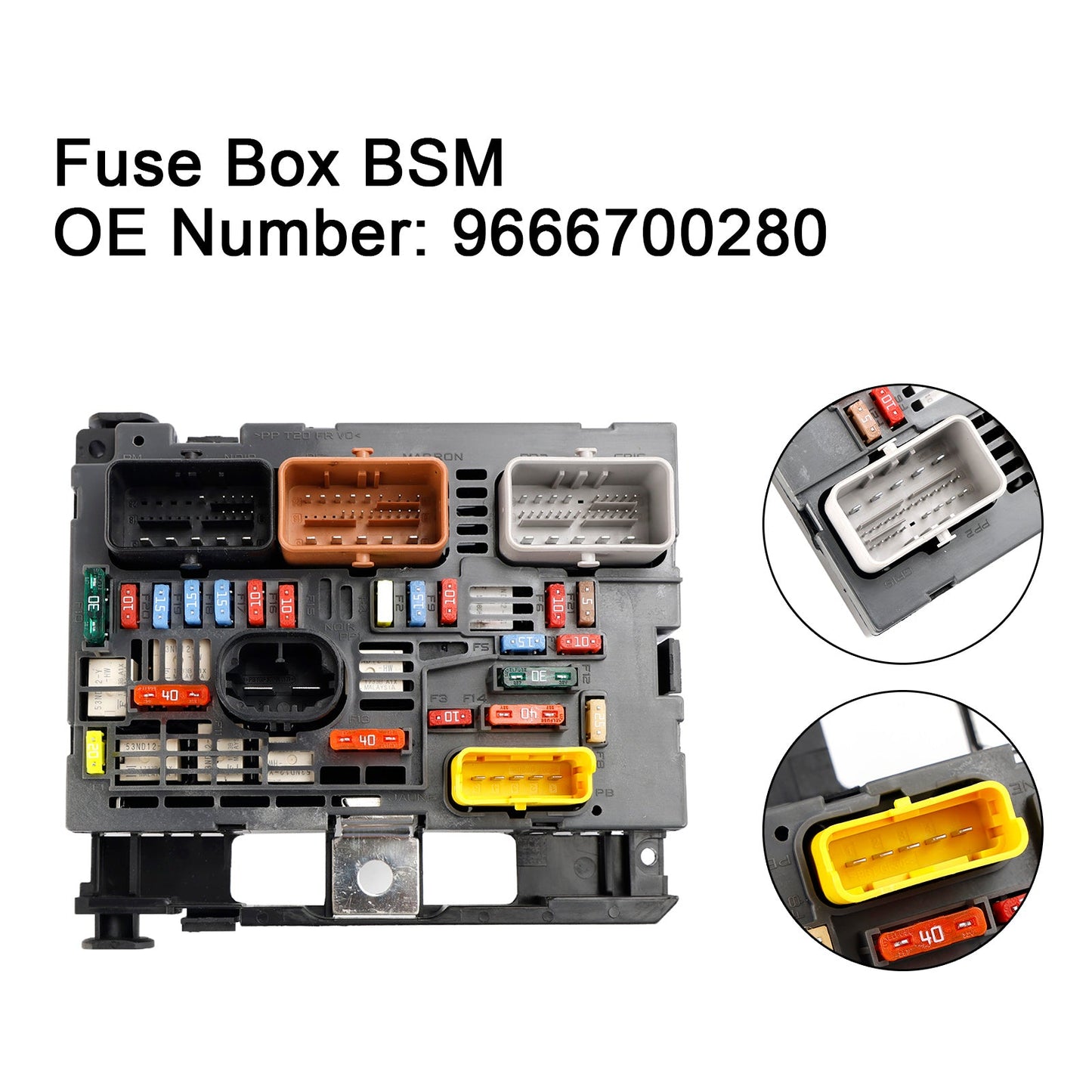 2008-2019 Citroen Berlingo 9666700280 Fuse Box BSM