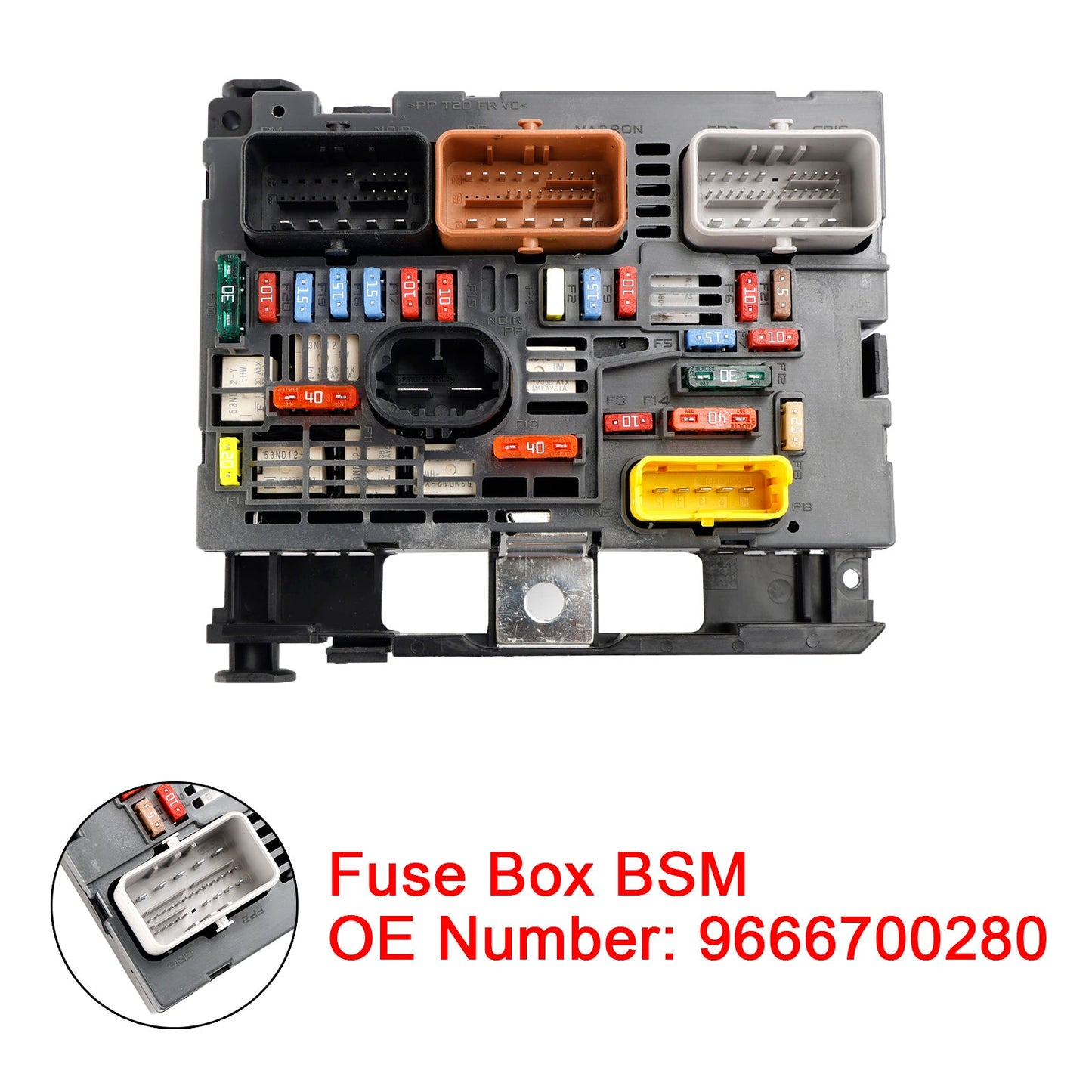 2008-2019 Citroen Berlingo 9666700280 Fuse Box BSM