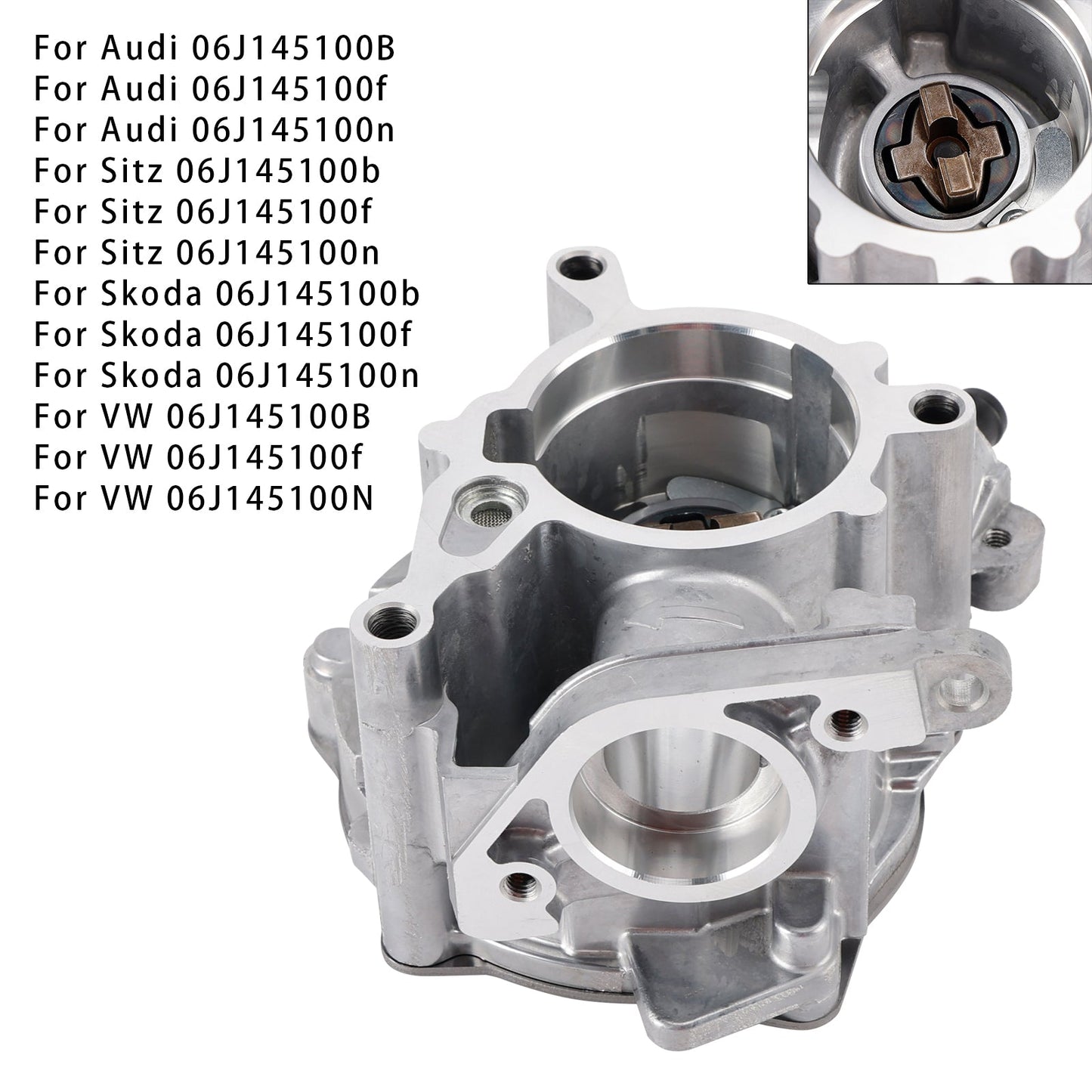Audi Seat Skoda VW Vacuum Pump 06J145100N 06J145100B 06J145100F