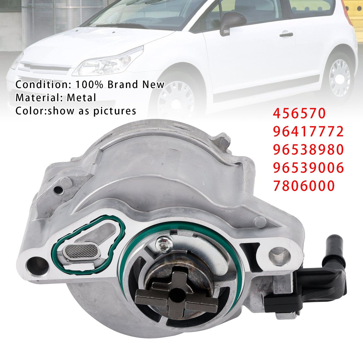Volkswagen Audi Vacuum Pump 7806000 96538980 96539006
