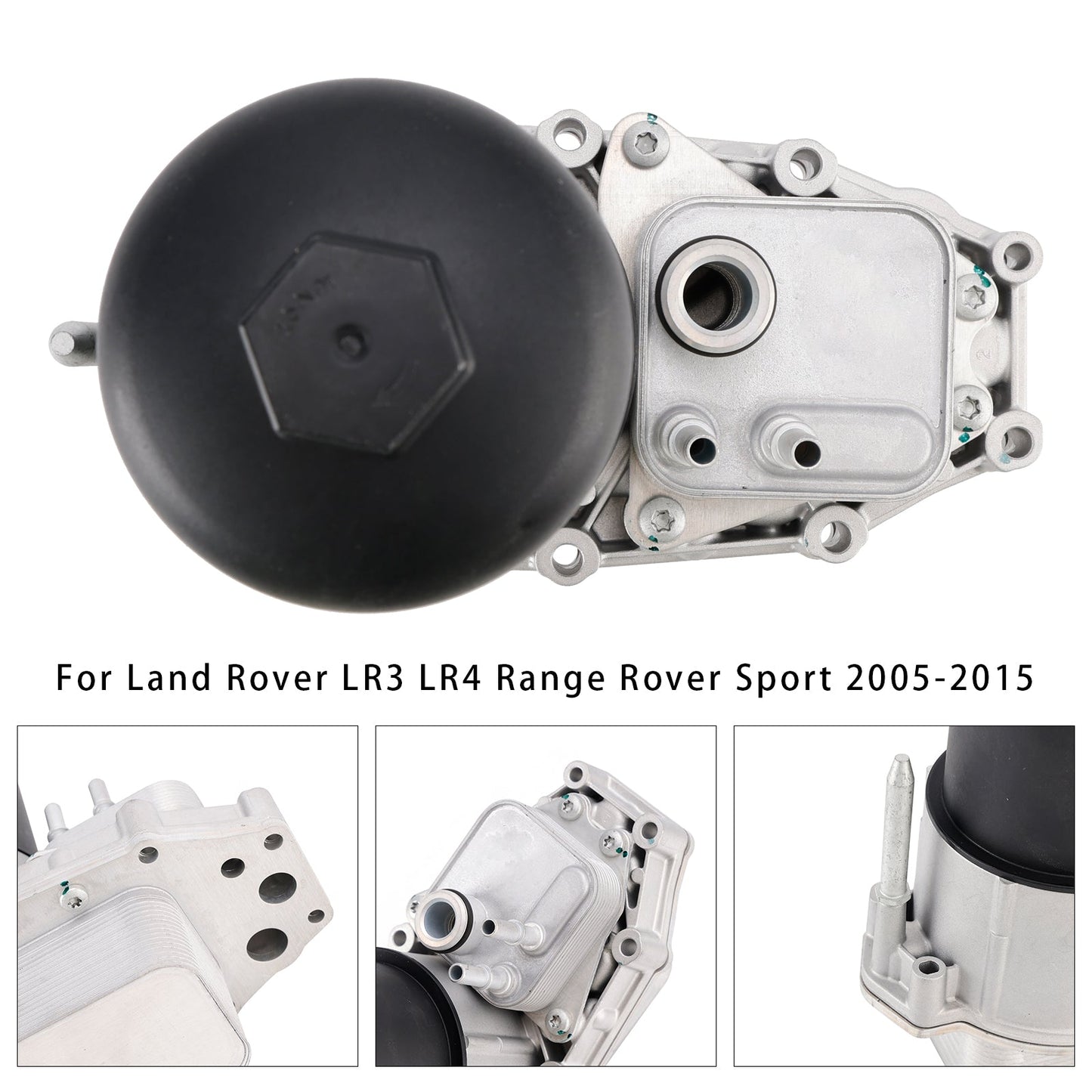 2005-2015 Land Rover LR3 LR4 Range Rover Sport Oil Cooler Assembly LR009570 1356789 1354253
