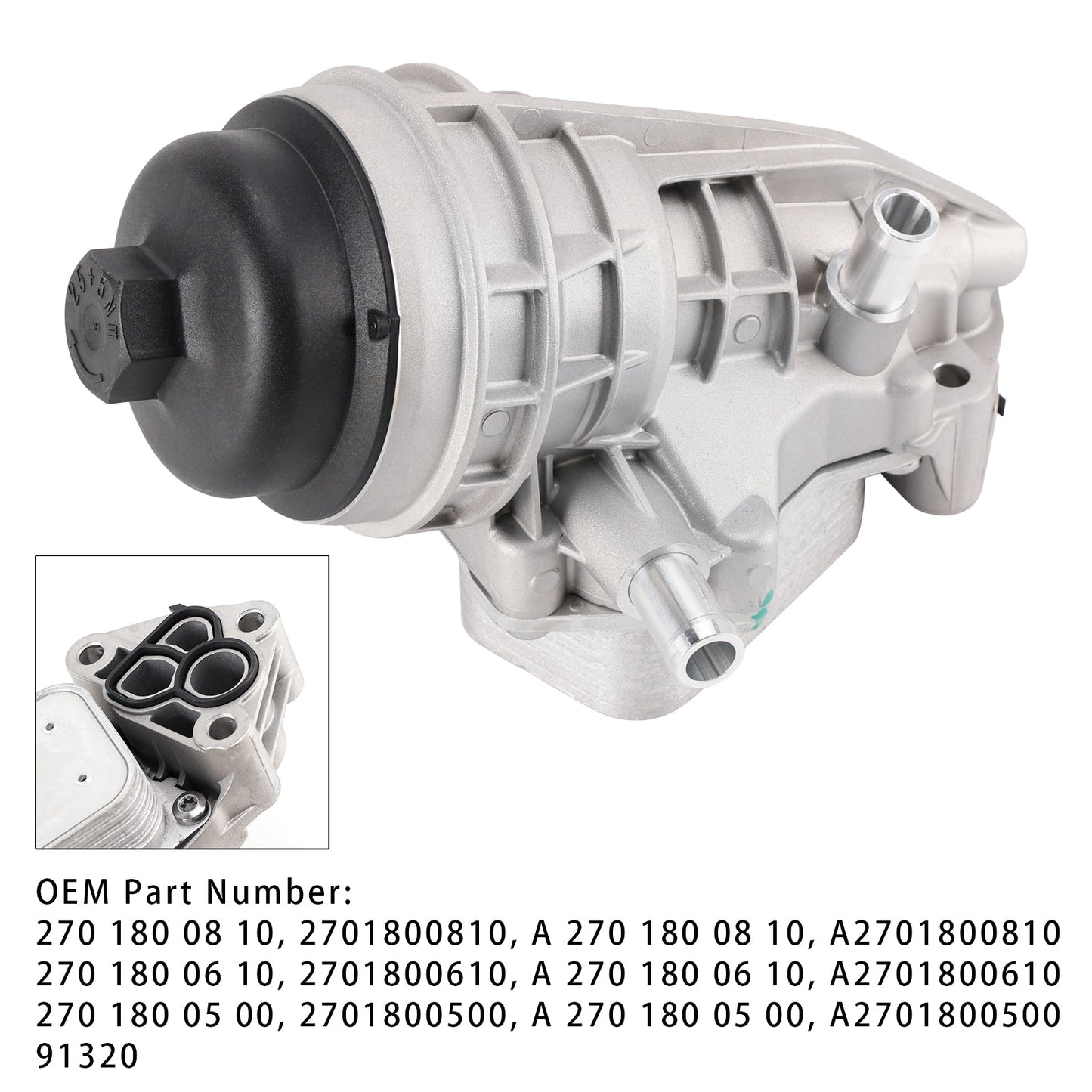 Mercedes-Benz CLA C117 C118 X117 GLA H247 Oil Cooler Assembly A2701800810
