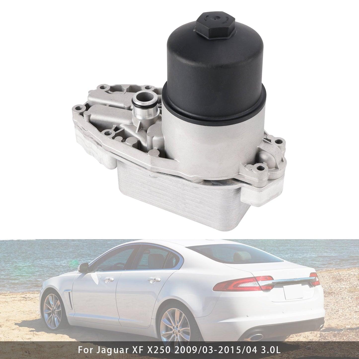 Oil Cooler Engine Oil LR040738 For Land Rover Discovery IV Range Rover IV/Sport Jaguar XF 3.0L