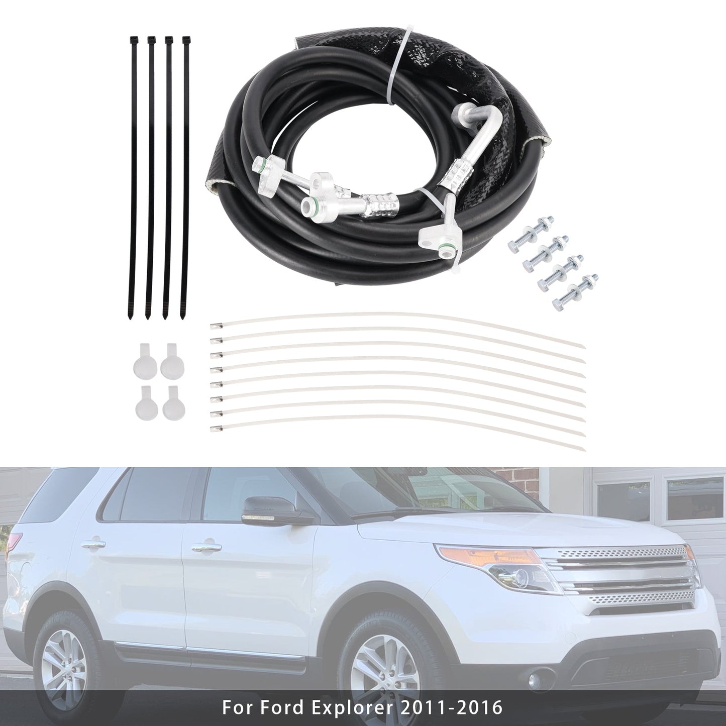 Rear AC Line Set FE37190 For Ford Explorer 2011-2016 Flex MKT 2013-2019
