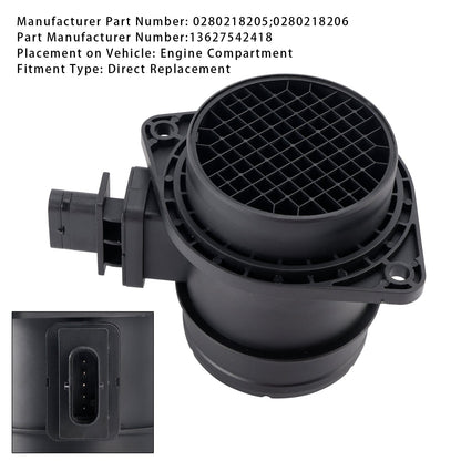 0280218205 Mass Air Flow Meter Sensor For Mini Cooper 2007-2010 1.6L