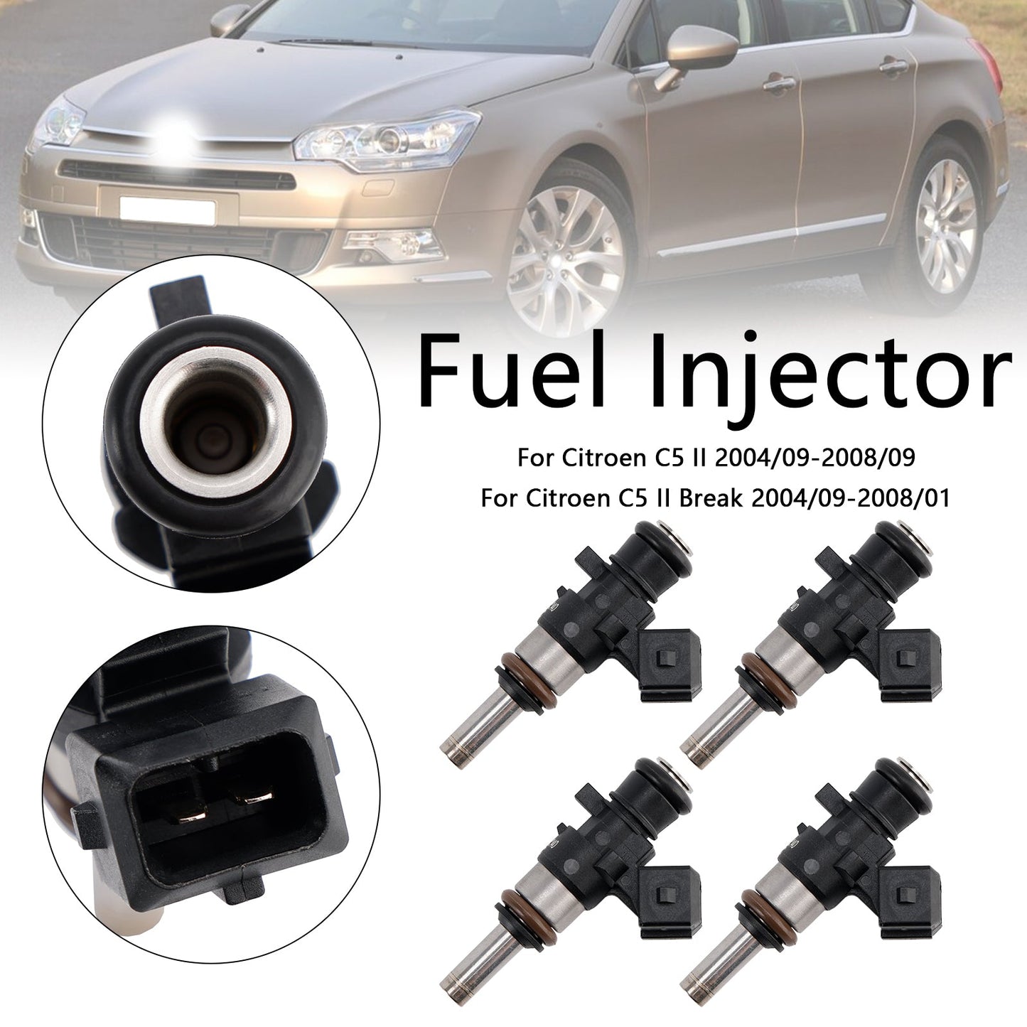 4PCS Fuel Injector 0280158040 980CC Fit Citroen Fit Peugeot Fit Renault