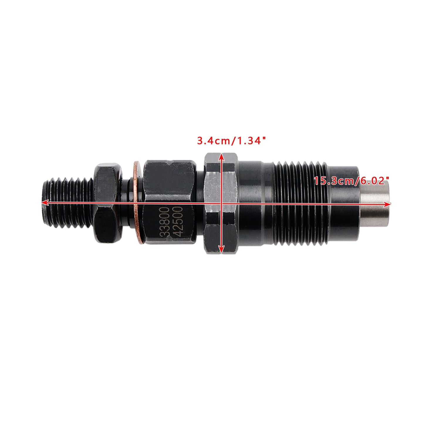 4PCS Fuel Injector 33800-42500 Fit Hyundai D4BH D4BF Pickup H100 Minivan H1