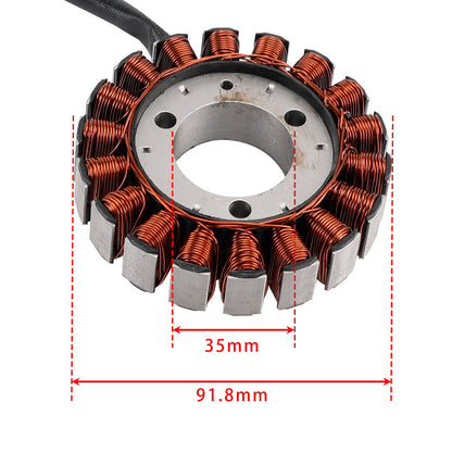 18-Pole Magneto Generator Stator Fit for Kymco Grand Dink People B&W 250 (Carburetor Models)