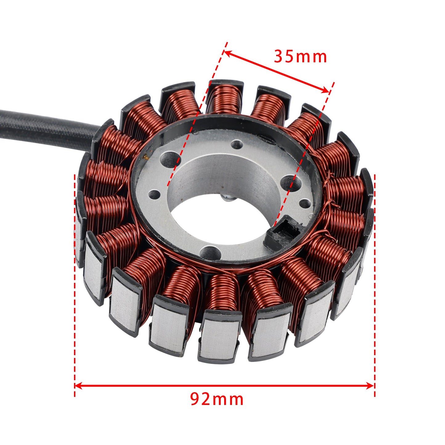 18-Pole Magneto Generator Stator Fit for Honda SH / Dylan / Arobase 125 - 31120-KGF-912