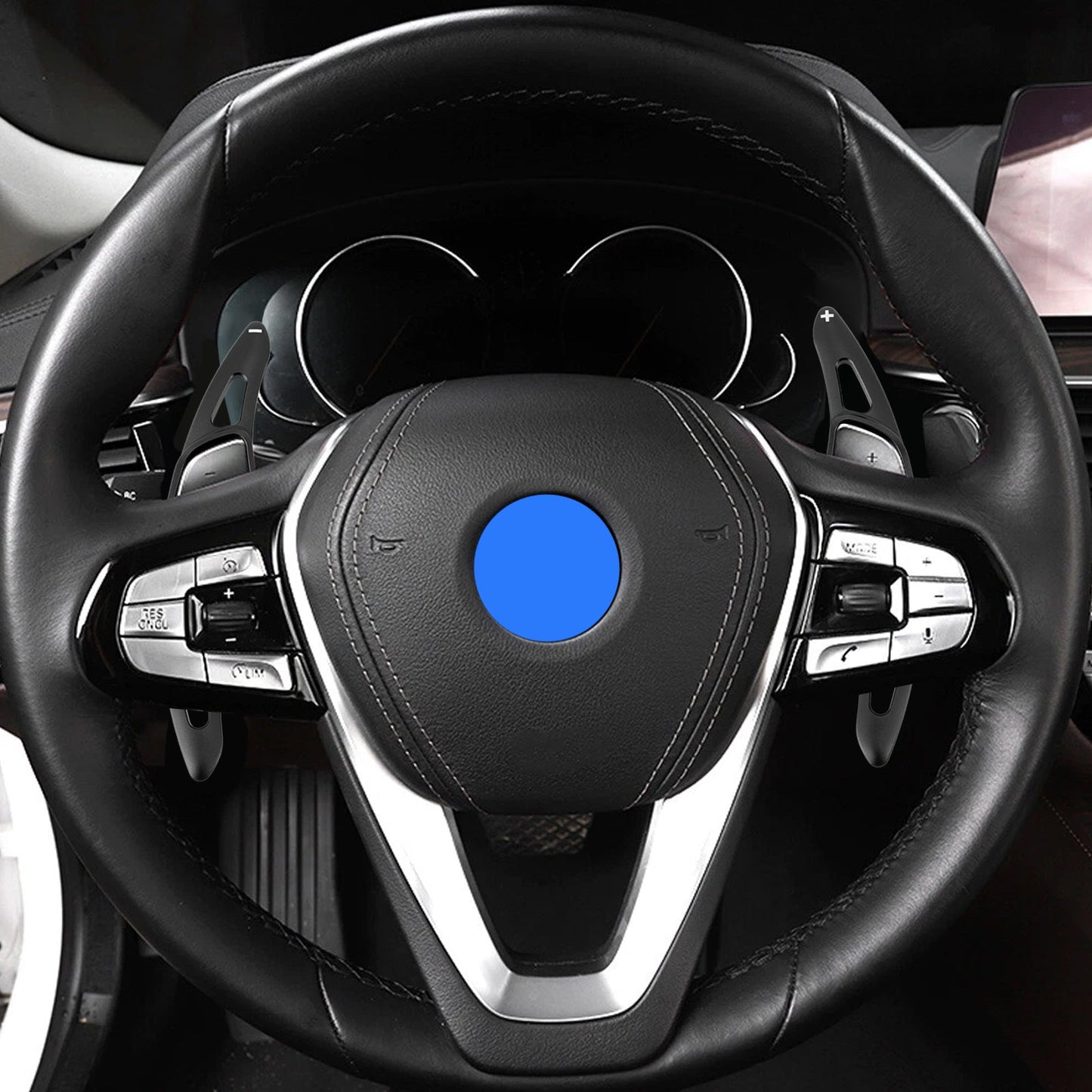 Black Steering Wheel Paddle Shifter Extensions For BMW G20 G21 G30 G31 F40 F22 F23