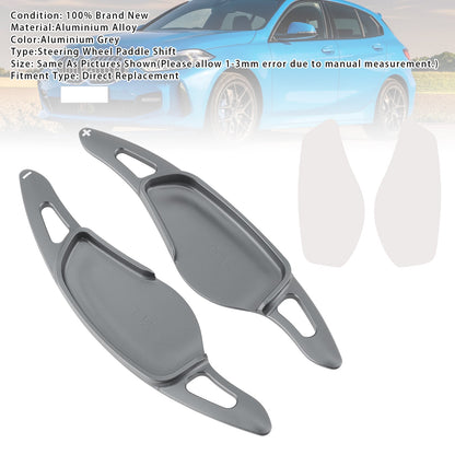 Grey Steering Wheel Paddle Shifter Extensions For BMW G20 G21 G30 G31 F40 F22 F23