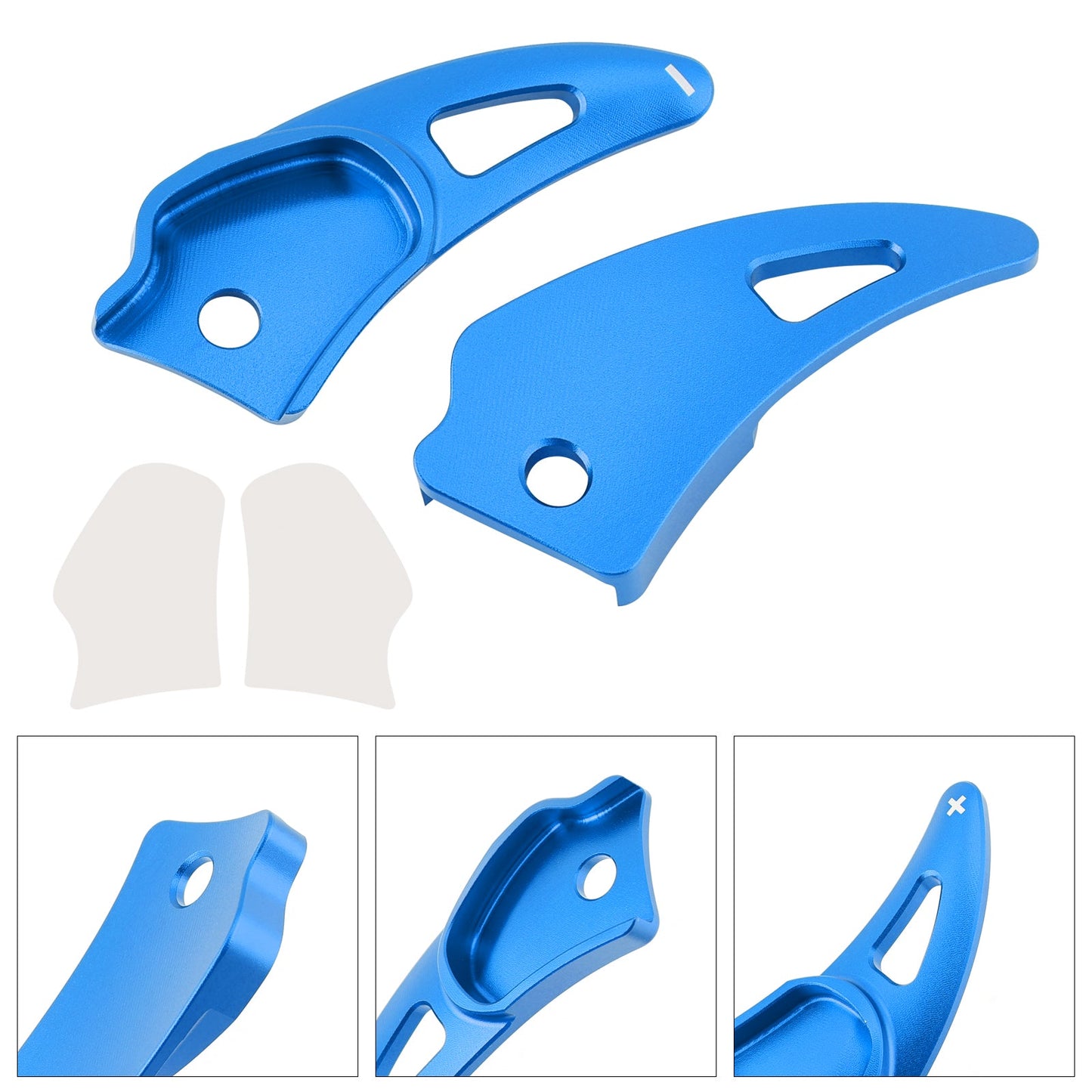 Aluminium Blue Paddle Shifter Extension For Challenger Charger Durango Jeep SRT