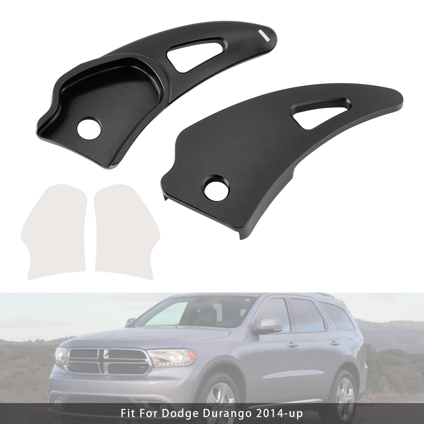 Aluminium Black Paddle Shifter Extension For Challenger Charger Durango Jeep SRT
