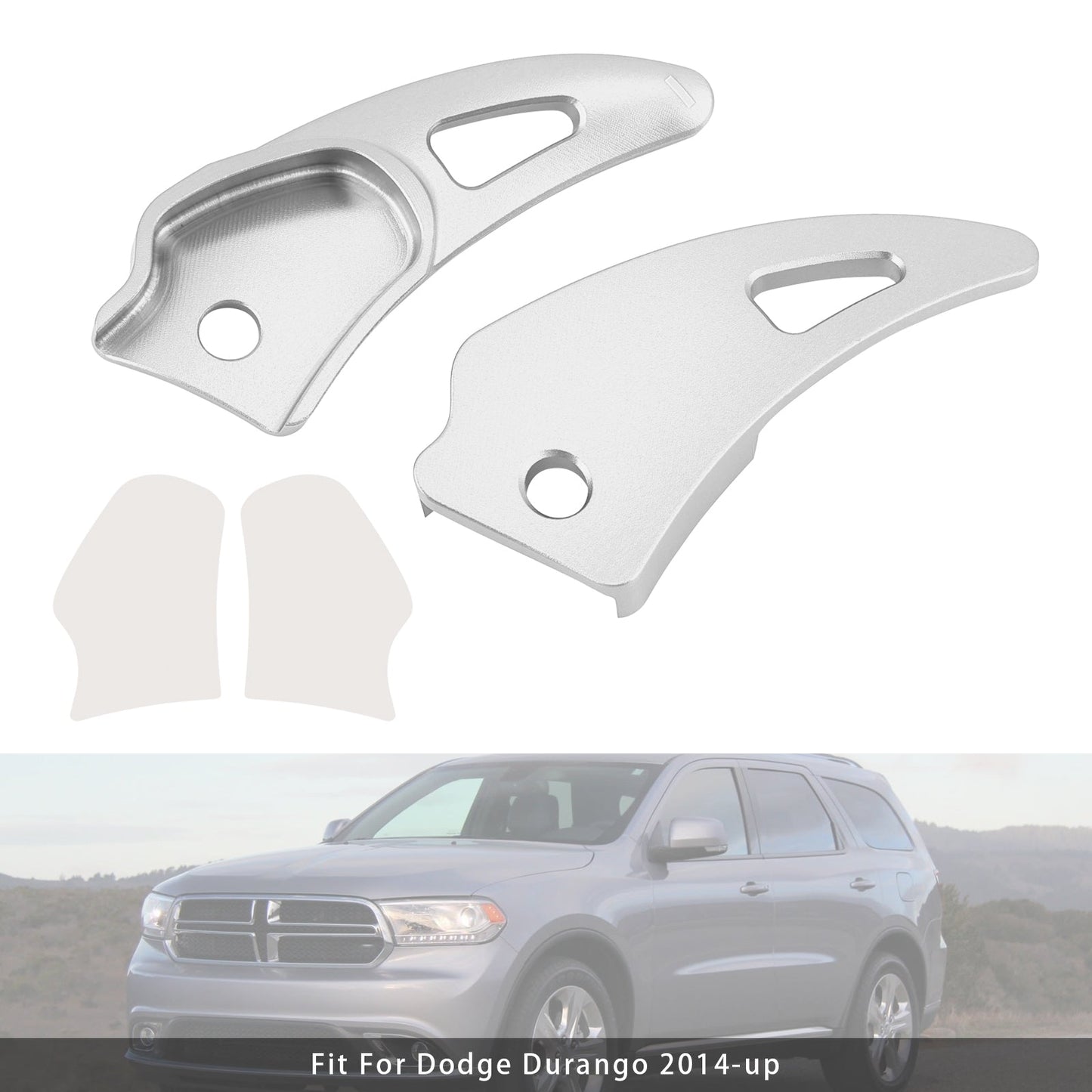 Aluminium Silver Paddle Shifter Extension For Challenger Charger Durango Jeep SRT