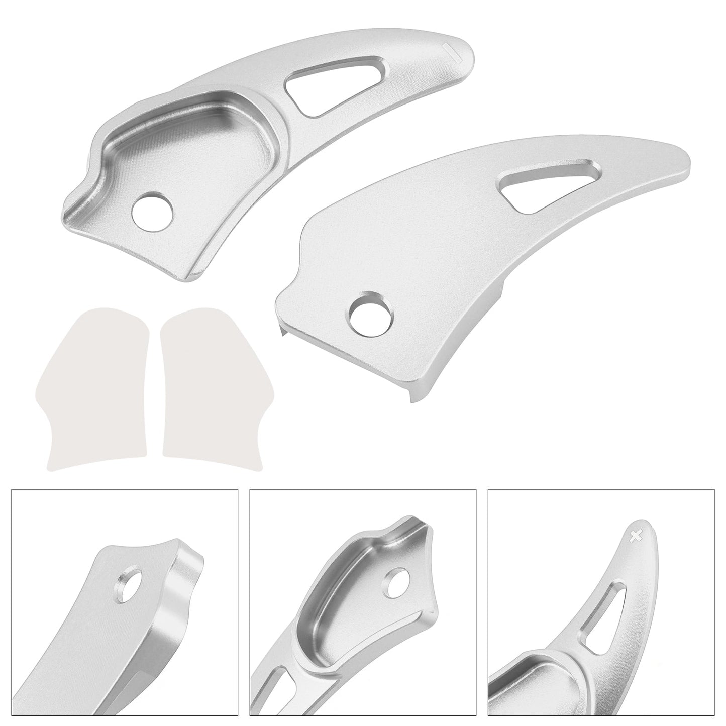 Aluminium Silver Paddle Shifter Extension For Challenger Charger Durango Jeep SRT