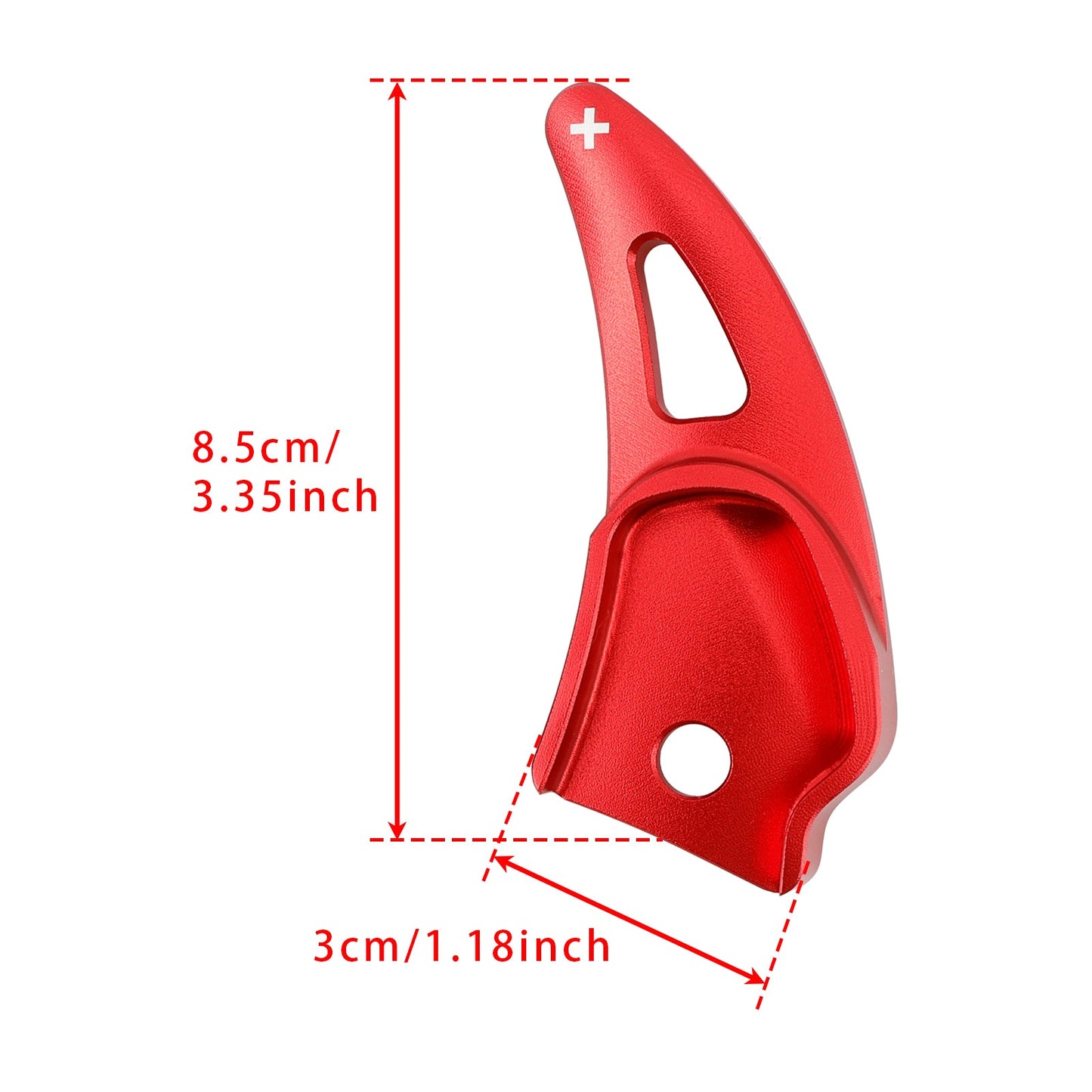 Aluminium Red Paddle Shifter Extension For Challenger Charger Durango Jeep SRT