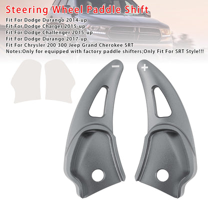 Aluminium Grey Paddle Shifter Extension For Challenger Charger Durango Jeep SRT