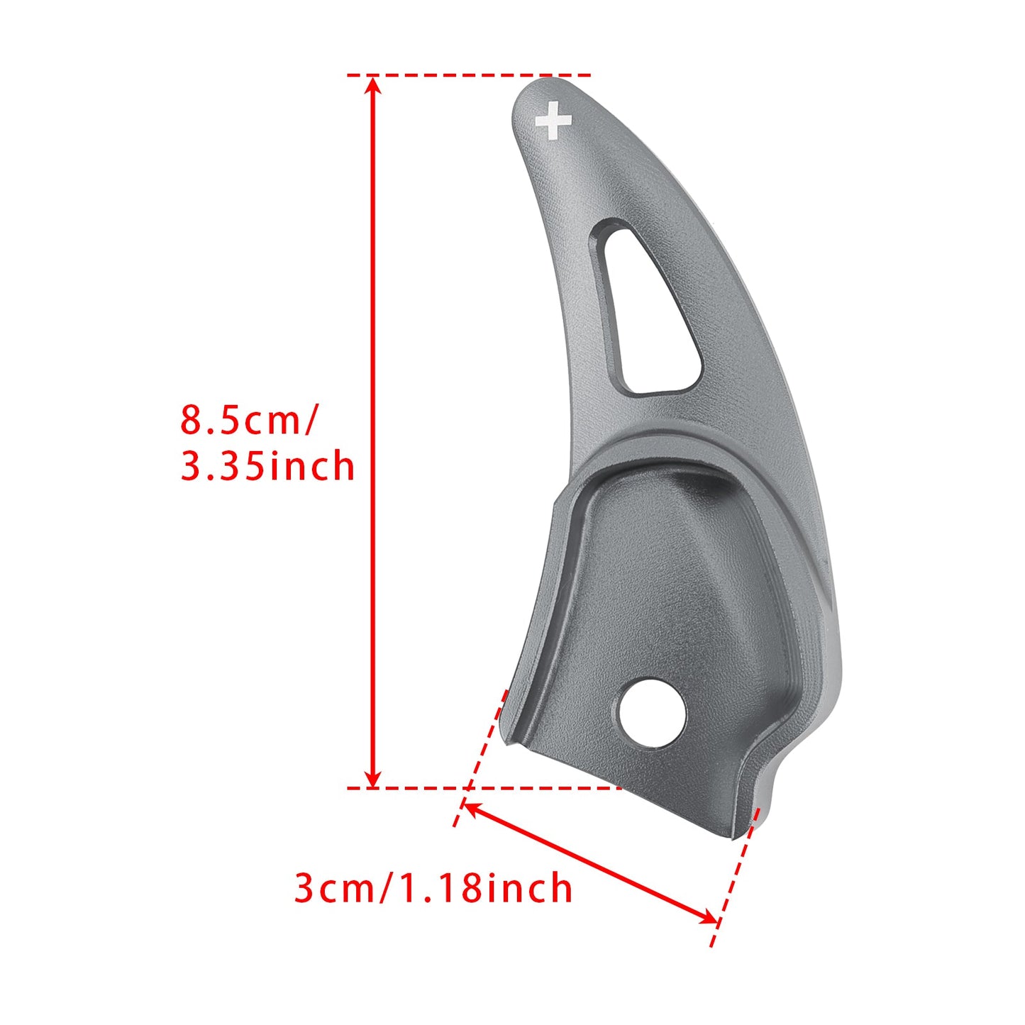 Aluminium Grey Paddle Shifter Extension For Challenger Charger Durango Jeep SRT