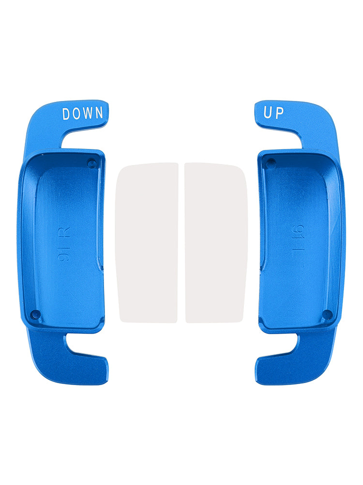 Aluminium Blue Steering Wheel Paddle Shifter Extension For Benz A C GLE 2022+
