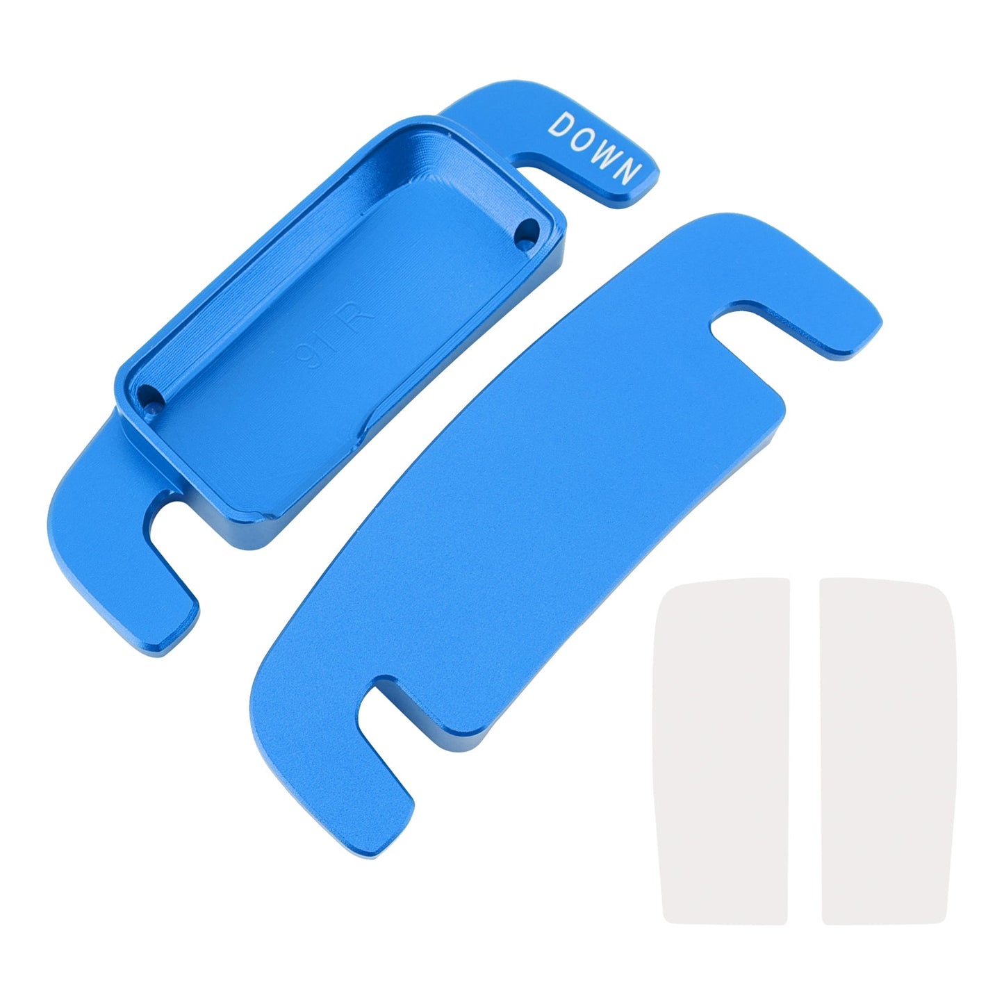 Aluminium Blue Steering Wheel Paddle Shifter Extension For Benz A C GLE 2022+