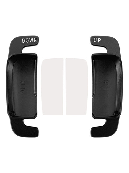 Aluminium Black Steering Wheel Paddle Shifter Extension For Benz A C GLE 2022+