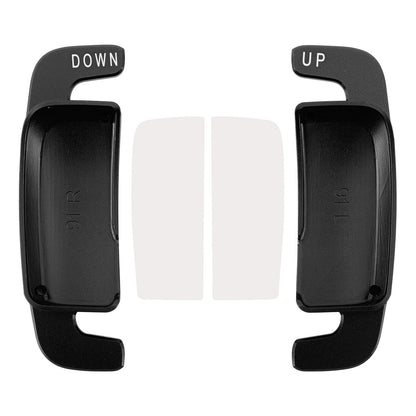 Aluminium Black Steering Wheel Paddle Shifter Extension For Benz A C GLE 2022+