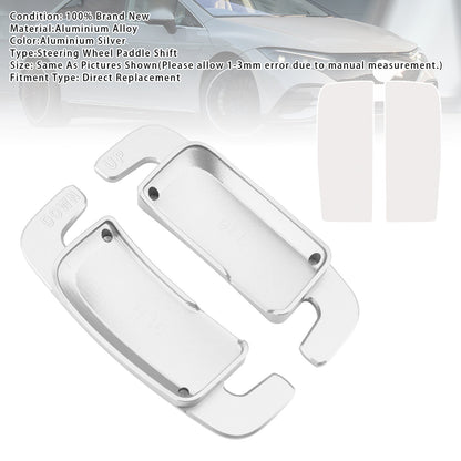 Aluminium Silver Steering Wheel Paddle Shifter Extension For Benz A C GLE 2022+