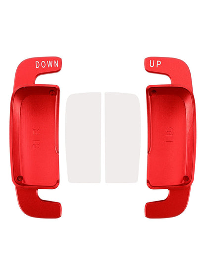 Aluminium Red Steering Wheel Paddle Shifter Extension For Benz A C GLE 2022+