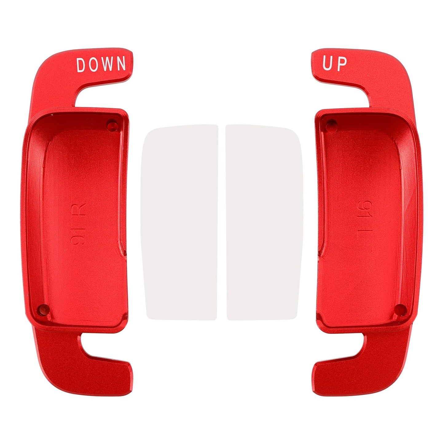 Aluminium Red Steering Wheel Paddle Shifter Extension For Benz A C GLE 2022+