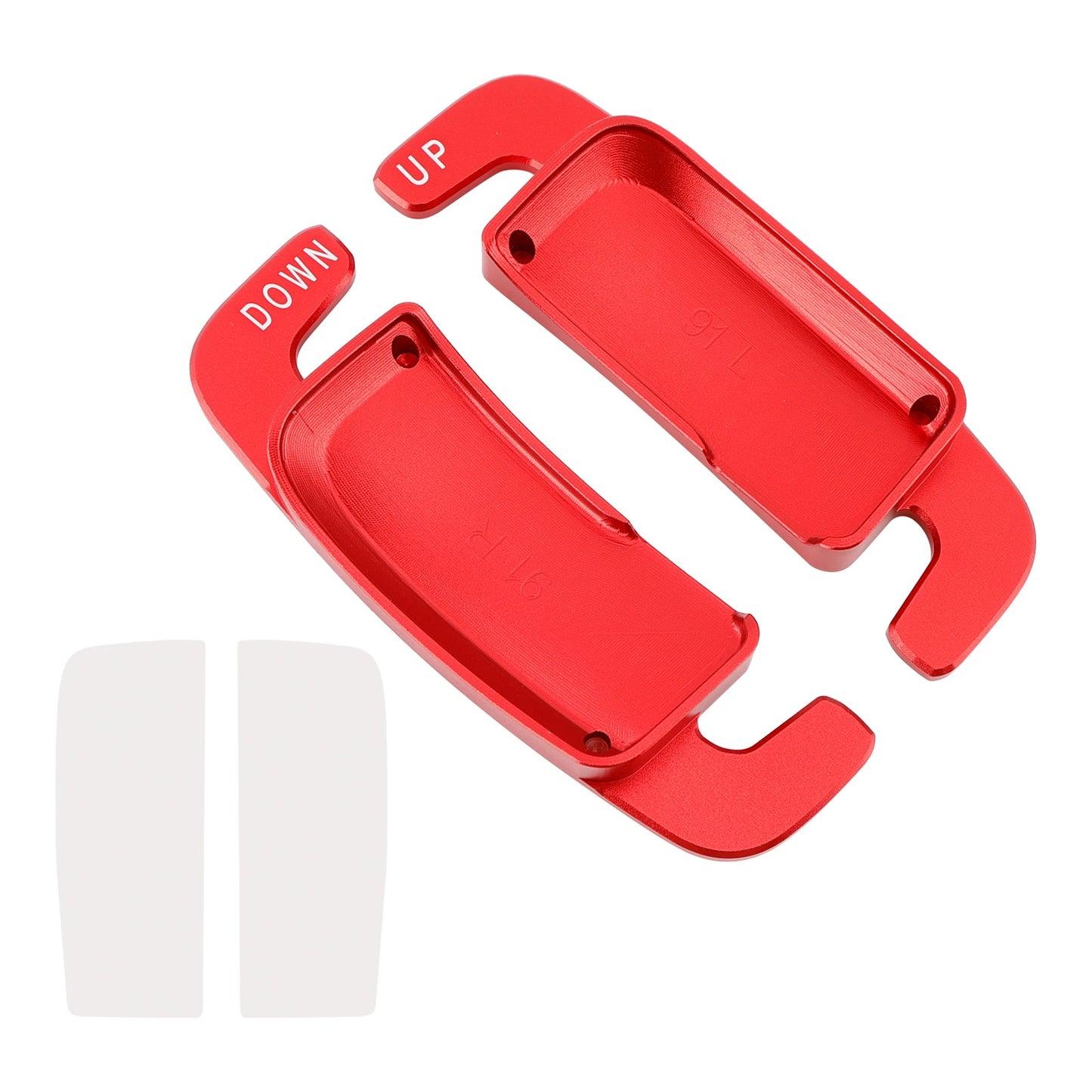 Aluminium Red Steering Wheel Paddle Shifter Extension For Benz A C GLE 2022+