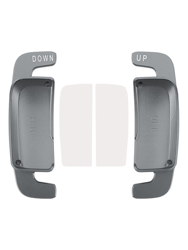 Aluminium Grey Steering Wheel Paddle Shifter Extension For Benz A C GLE 2022+