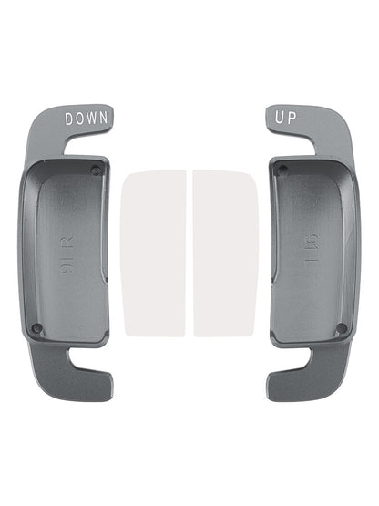 Aluminium Grey Steering Wheel Paddle Shifter Extension For Benz A C GLE 2022+