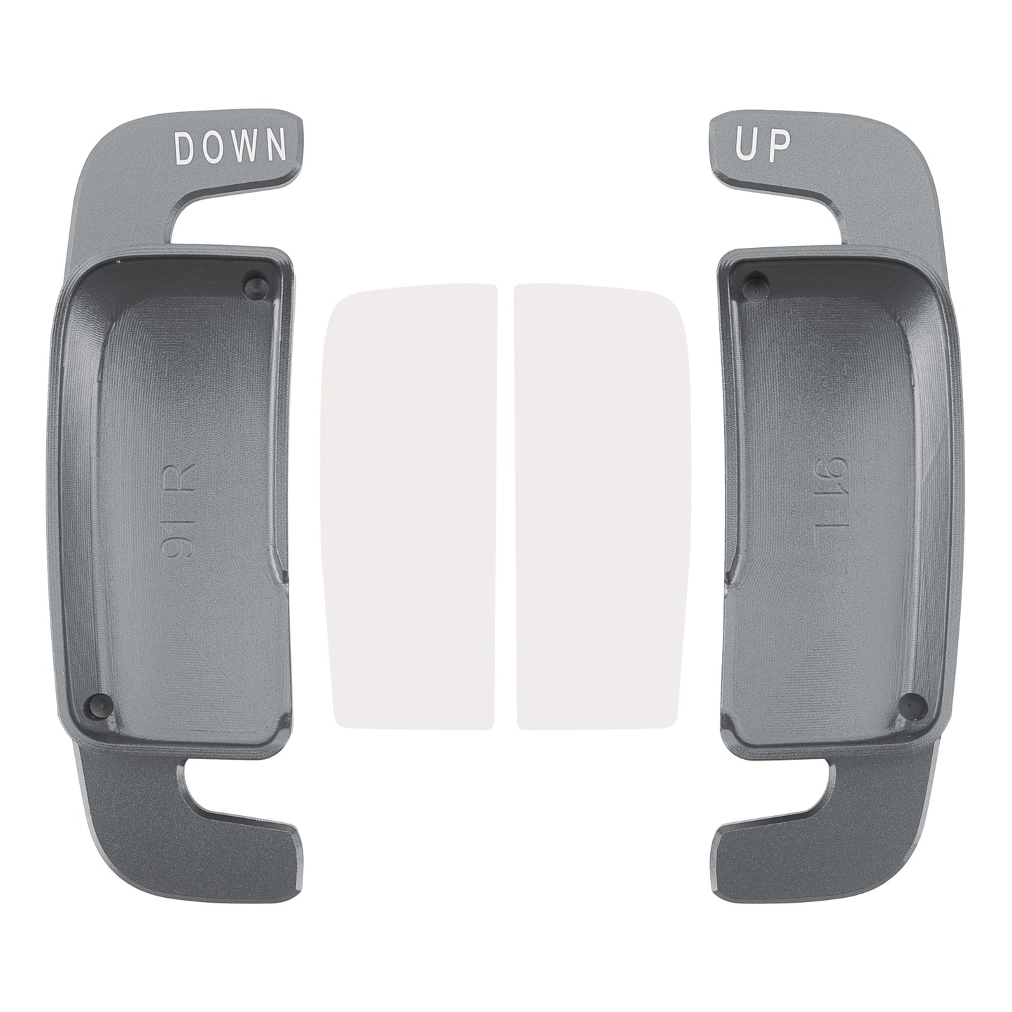 Aluminium Grey Steering Wheel Paddle Shifter Extension For Benz A C GLE 2022+