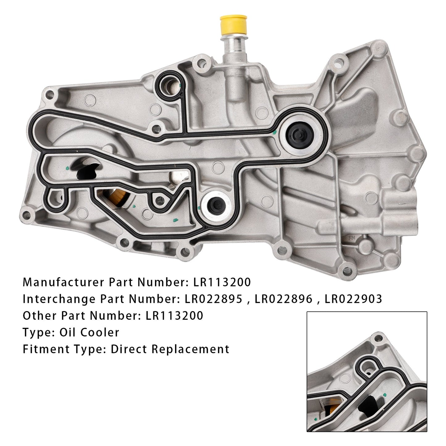 Engine Oil Cooler LR113200 LR022895 LR022896 For LAND RANGE ROVER 4.4 L322 L405 L494 TDV8