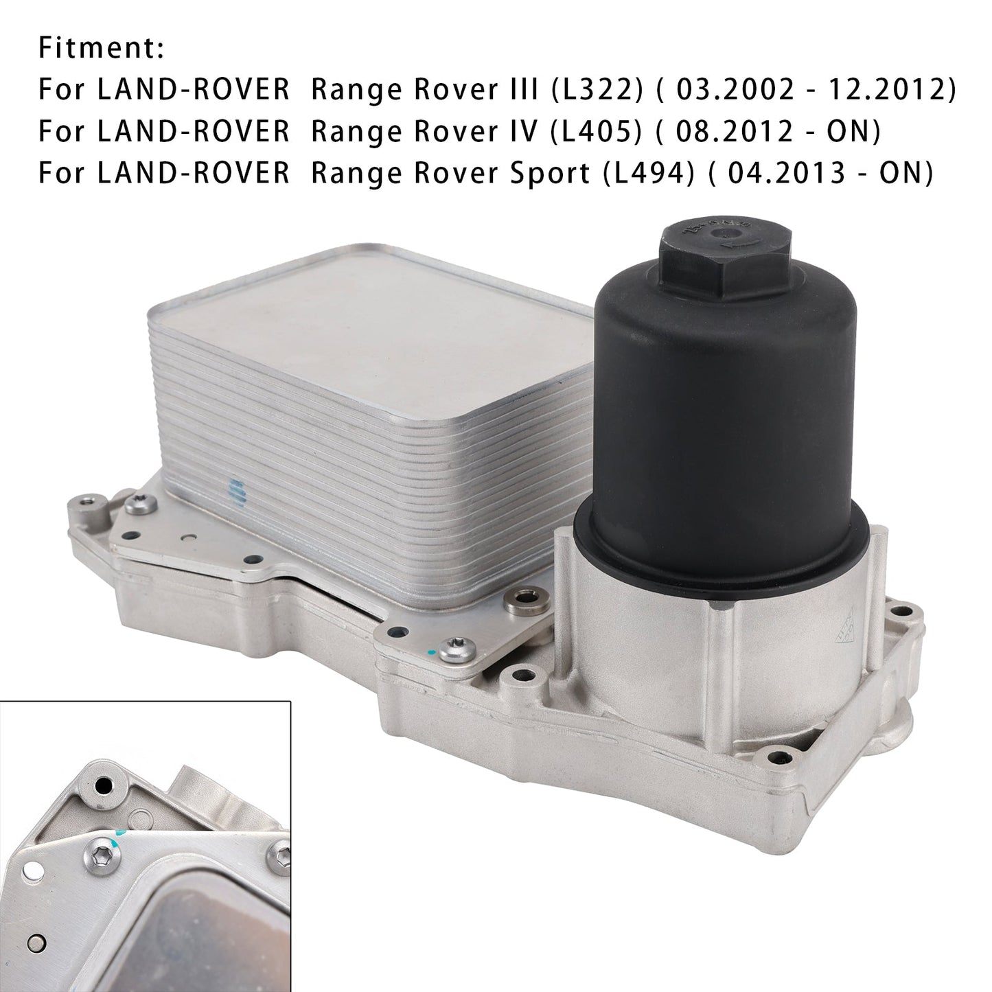 Engine Oil Cooler LR113200 LR022895 LR022896 For LAND RANGE ROVER 4.4 L322 L405 L494 TDV8