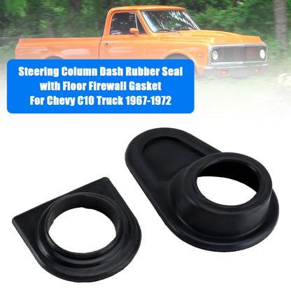 Steering Column Dash Rubber Seal Floor Firewall Gasket For Chevy C10 1967-1972