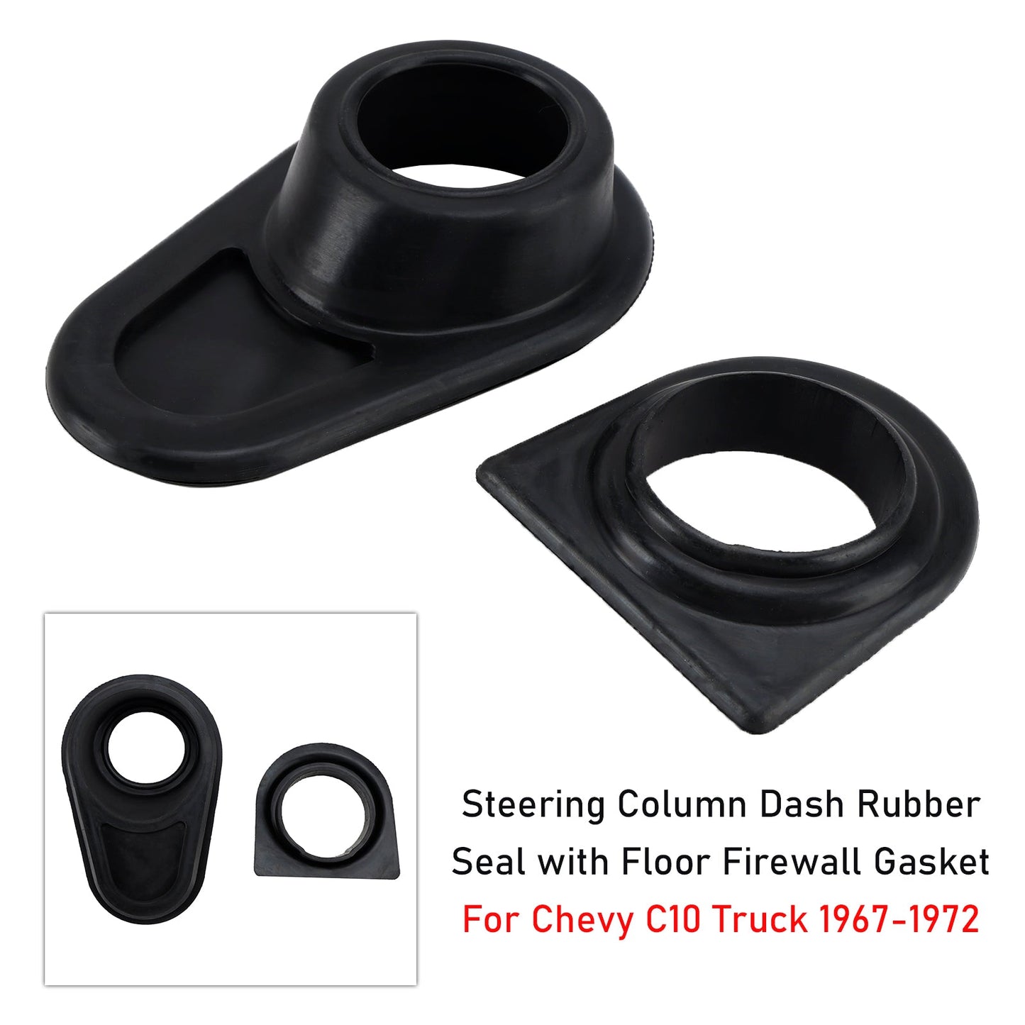 Steering Column Dash Rubber Seal Floor Firewall Gasket For Chevy C10 1967-1972