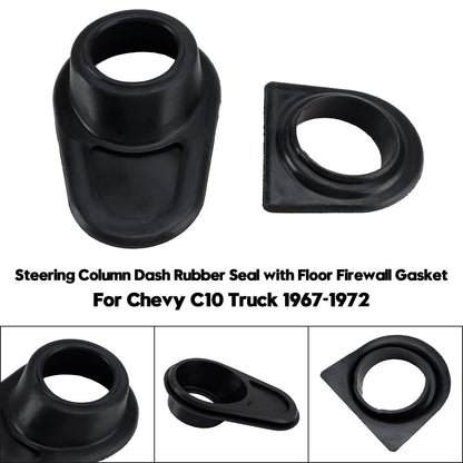 Steering Column Dash Rubber Seal Floor Firewall Gasket For Chevy C10 1967-1972