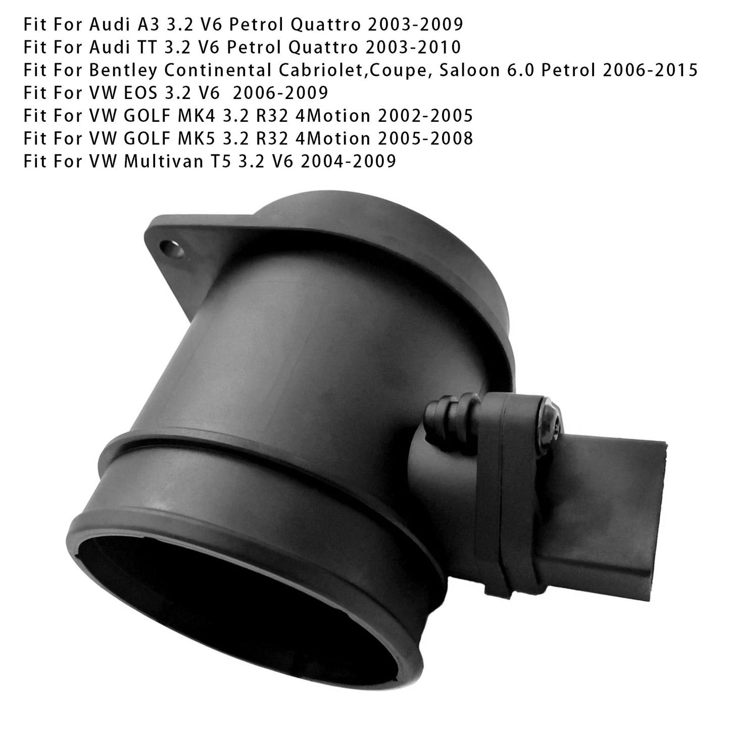 VW Golf MK5 Audi A3 TT 3.2 Bentley 0280218073 Mass Air Flow Meter Sensor
