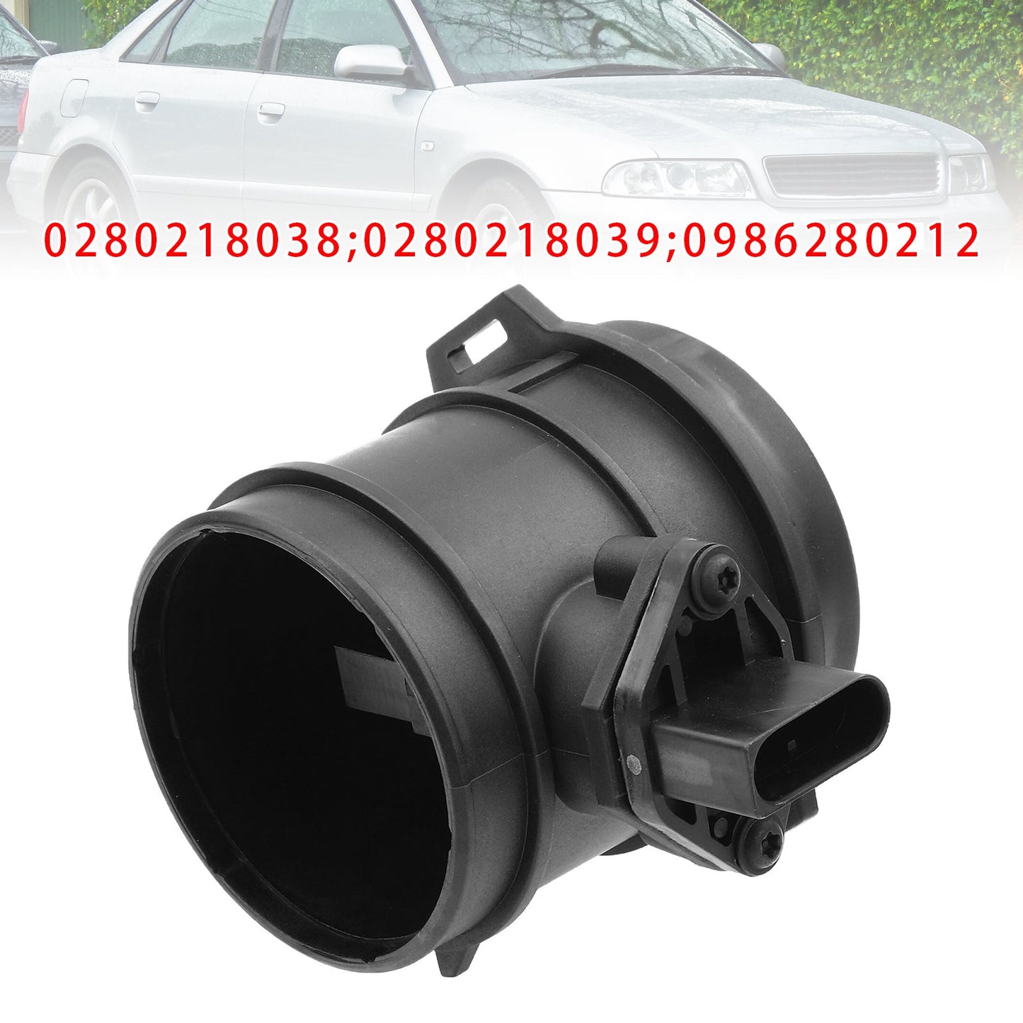 Audi A4 8D2 B5 A6 4B2 C5 2.7L 078906461B Mass Air Flow Meter Sensor