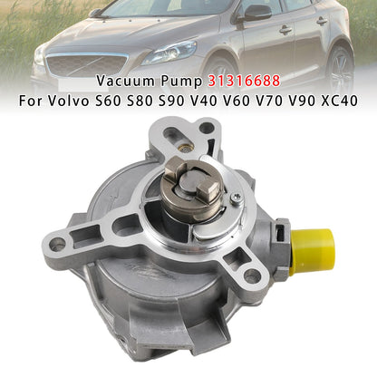 Vacuum Pump 31316688 For Volvo S60 S80 S90 V40 V60 V70 V90 XC40