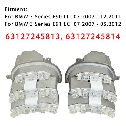 BMW 3 Series E90 E91 63127245813 63127245814 2x LED Turn Signal Headlight Control Unit Module